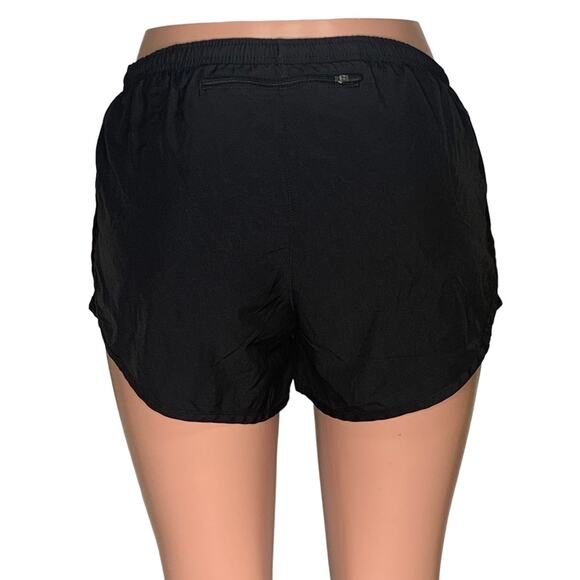 Nike Dri-Fit Short Black Elastic and Tie Waist Lining Black Hide Pockets Size M - Picture 4 of 13